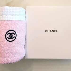 Chanel GWP Terry Cloth Pop Up Bin...so Crazy Cute! New In Box